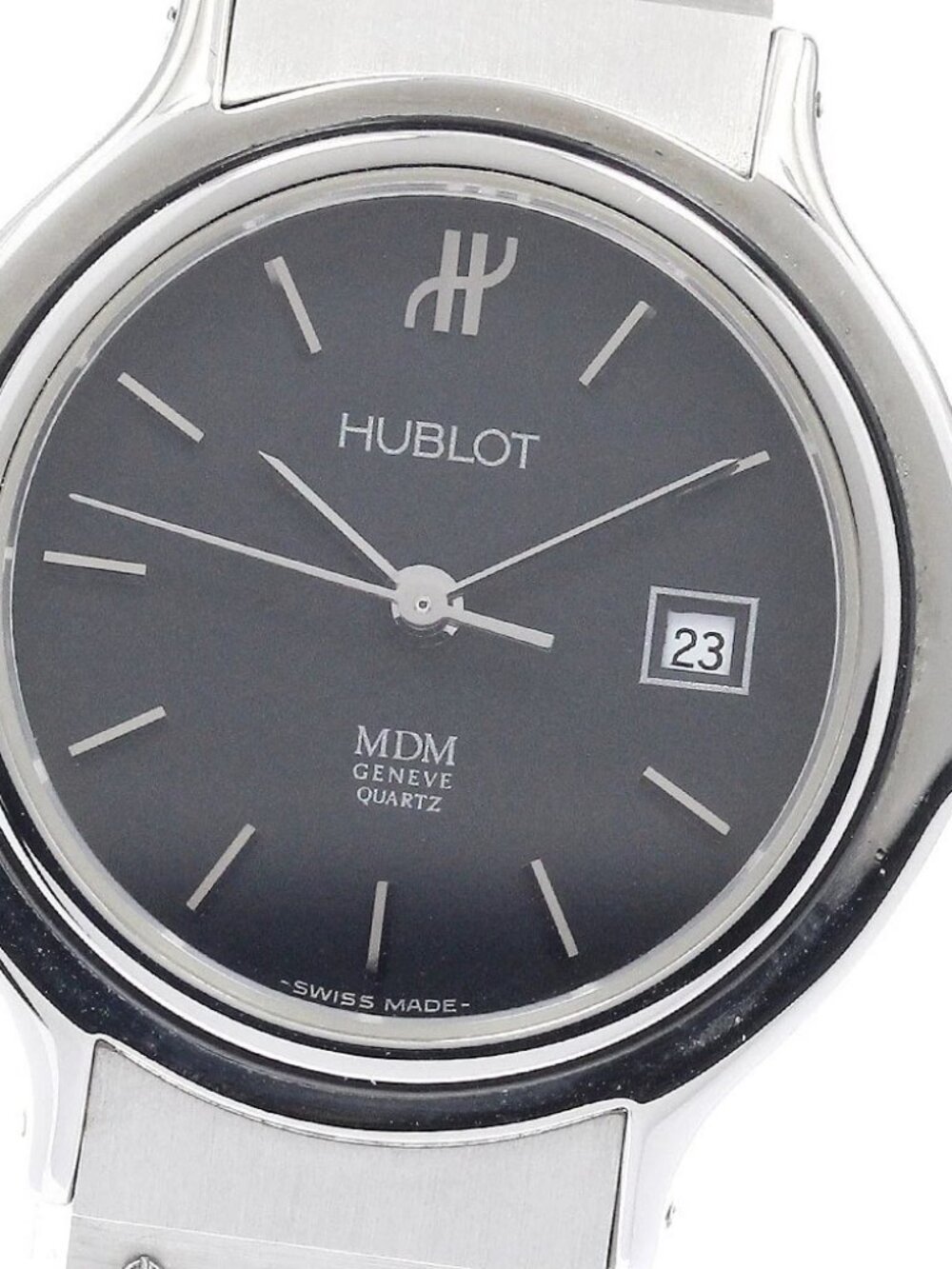 HUBLOT MDM Classic Date hunter case black Dial Quartz Ladies Watch_943226